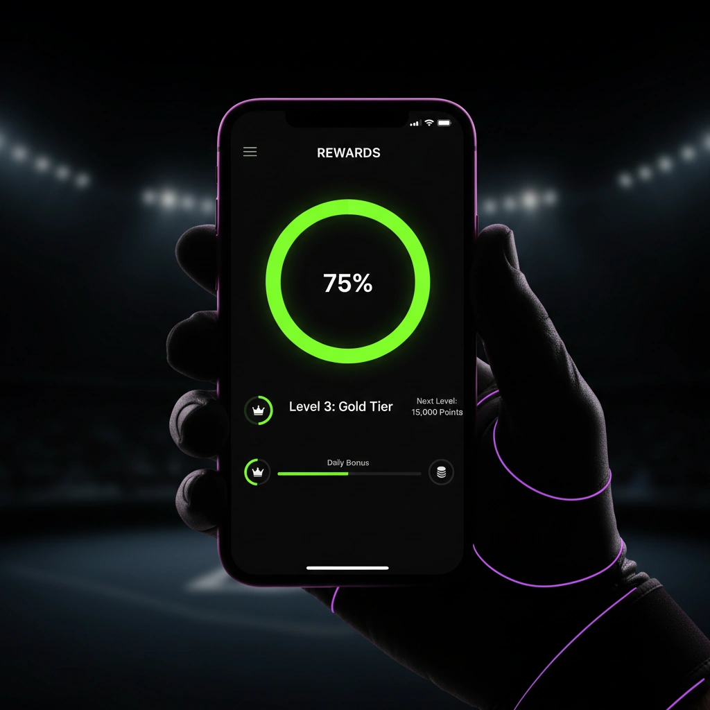 VIP-Fortschritt in der Betsider Mobile App