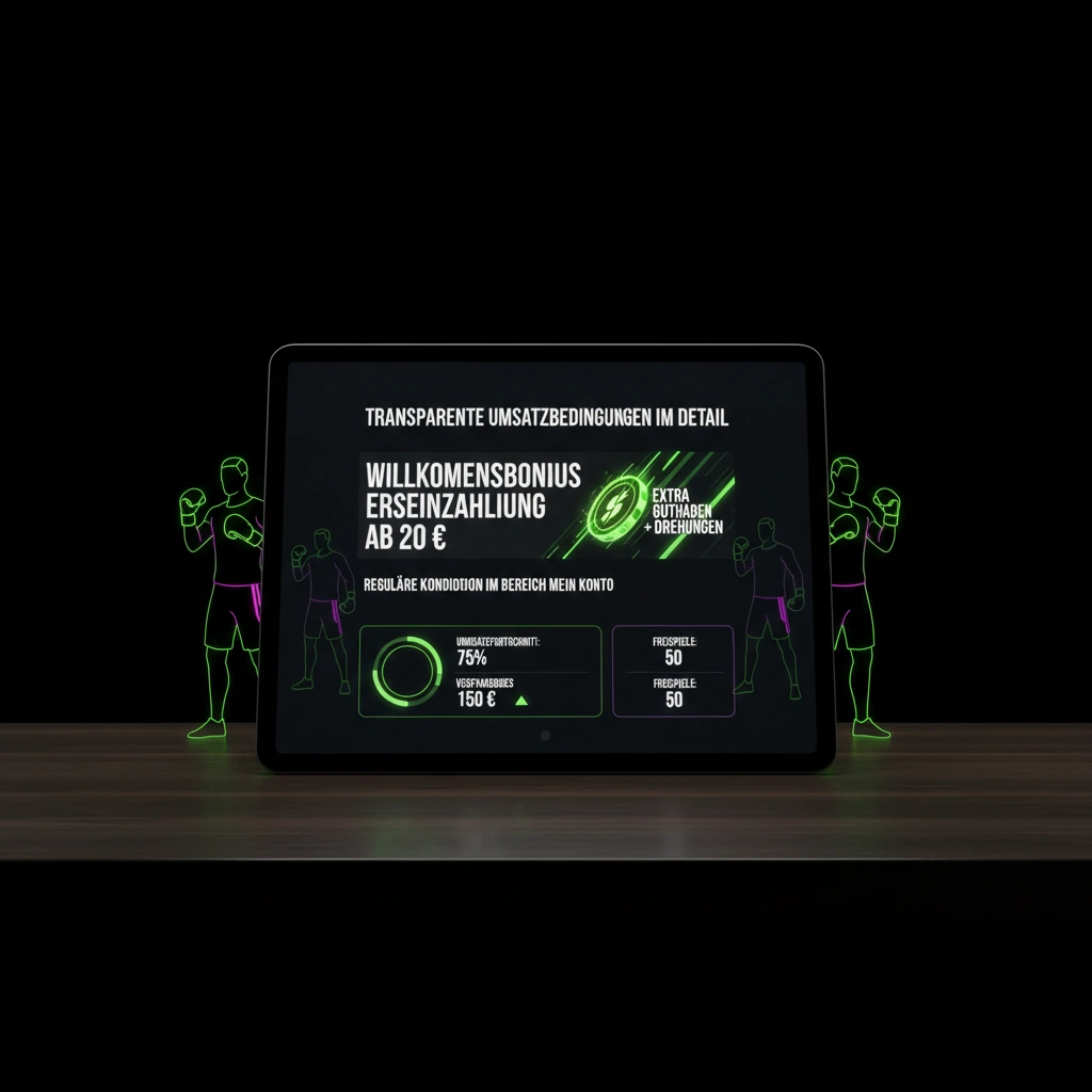 Bonusanrechnung für Betsider Casino Spiele auf einem Tablet