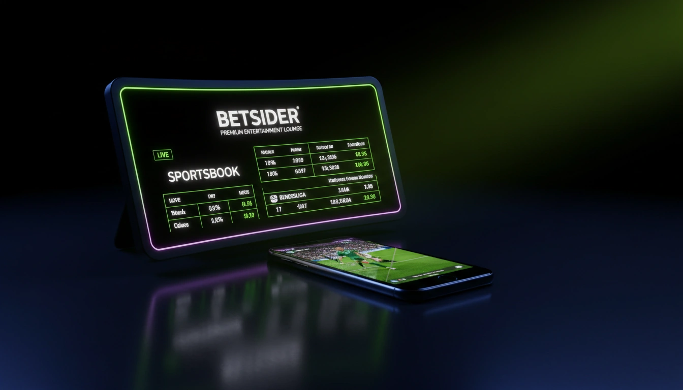 Betsider Casino und Sportwetten auf einem Smartphone