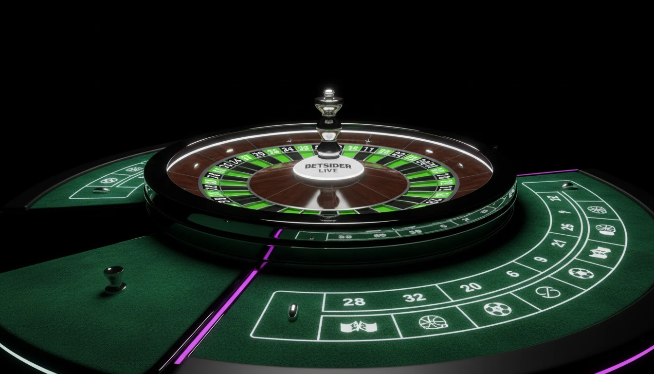 Betsider Live Roulette mit Kessel im Studio
